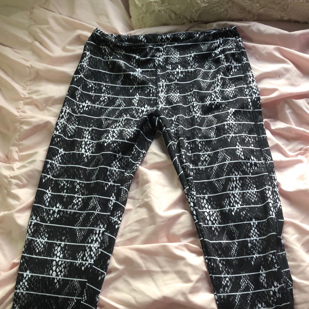 Snake skin pattern pants